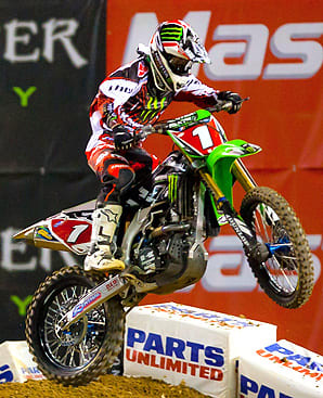 Ryan Villopoto tore his ACL in 2012 after clinching this second straight supercross championship.